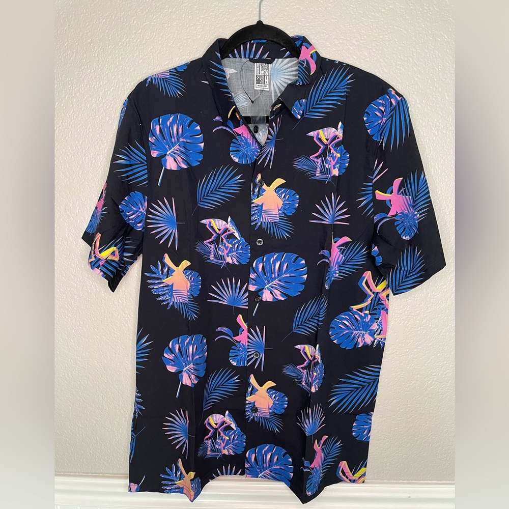 NWOT Dutch Bros Hawaiian Shirt Men’s Medium